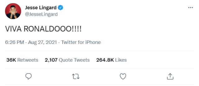 九游娱乐官网-林加德狂喜：C罗万岁！纳尼动真情：我会一直支持你